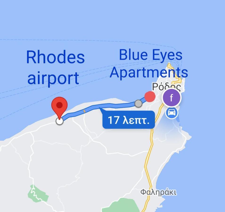 Blue Eyes Apartments Ixia  Luaran gambar